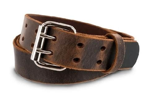 Double Prong Leather Belt