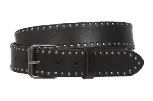 Studded Leather Belt